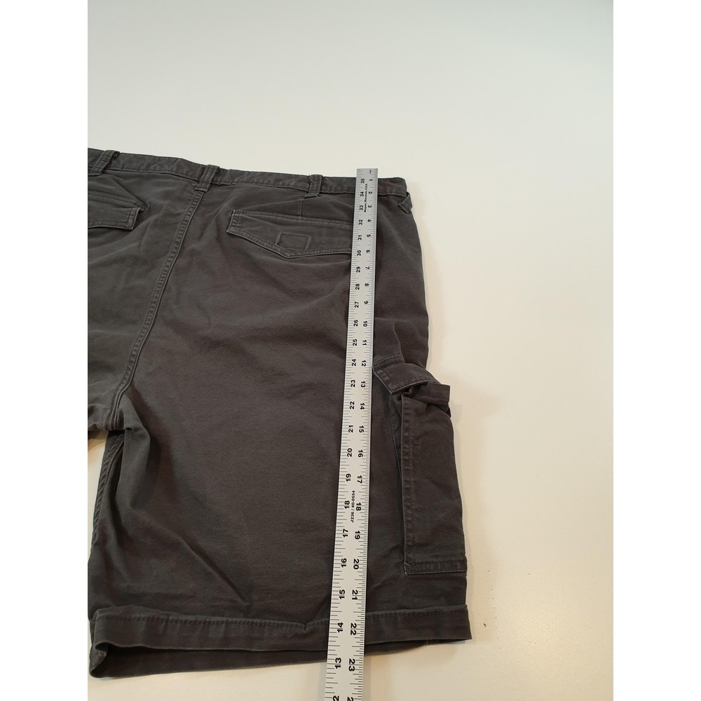 Ariat Rebar Cargo Shorts Mens 42 Gray M4 Relaxed Utility Workwear Cotton Blend - Picture 14 of 16